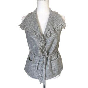 ARITZIA WILFRED FREE Fei Fei Sweater Vest Size XXS Light Gray Alpaca Wool Blend